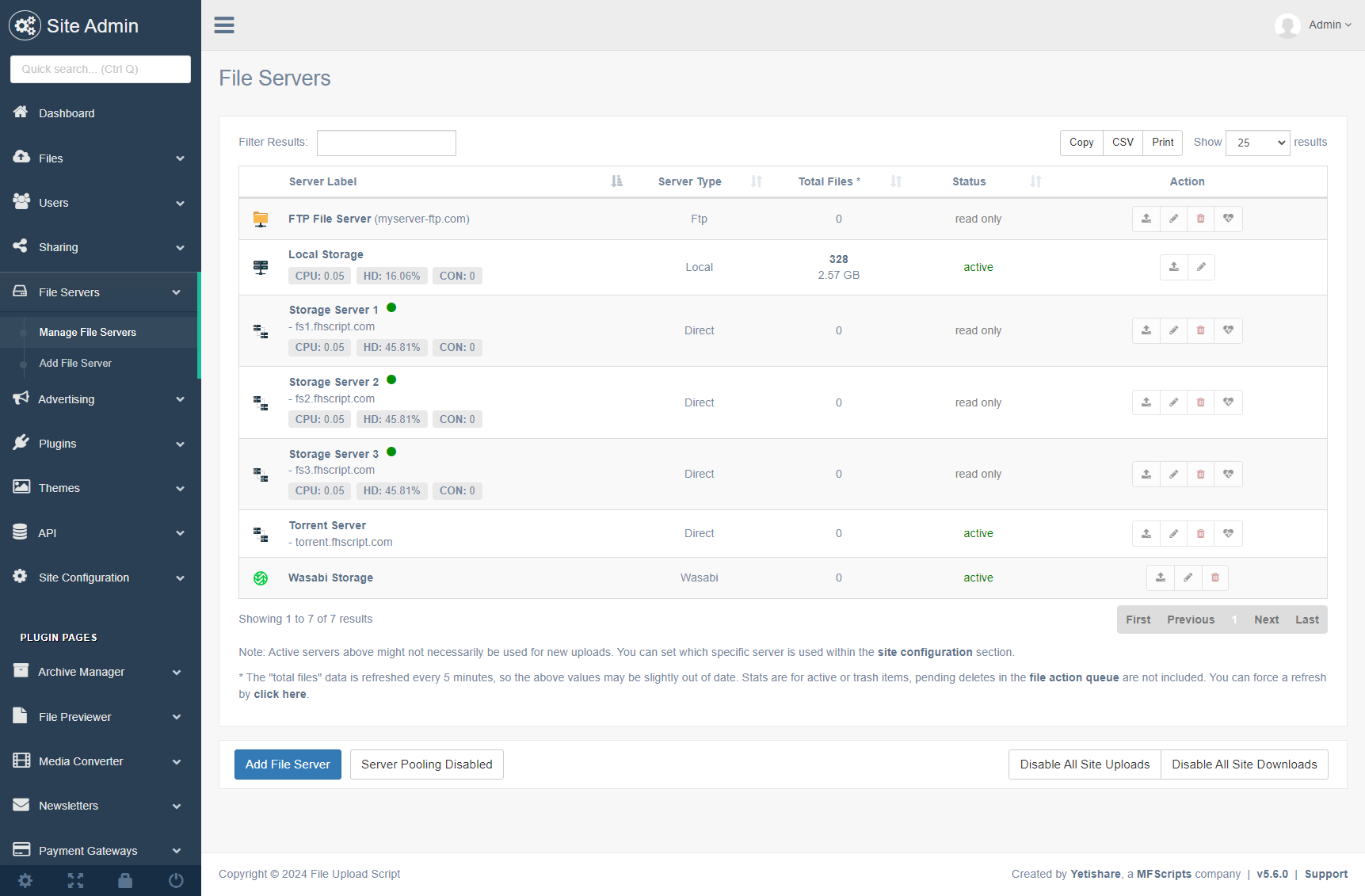Scalable storage infrastructure
